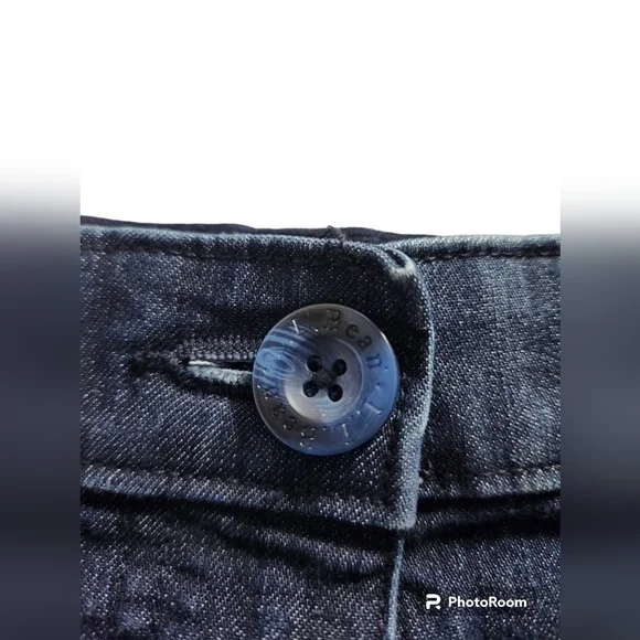 L.L.Bean Classic Fit Cotton Denim Jean Skirt Women 18 Blue Pockets - Picture 4 of 6